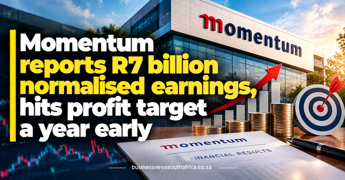 Momentum reports R7 billion normalised earnings, hits profit target a year early