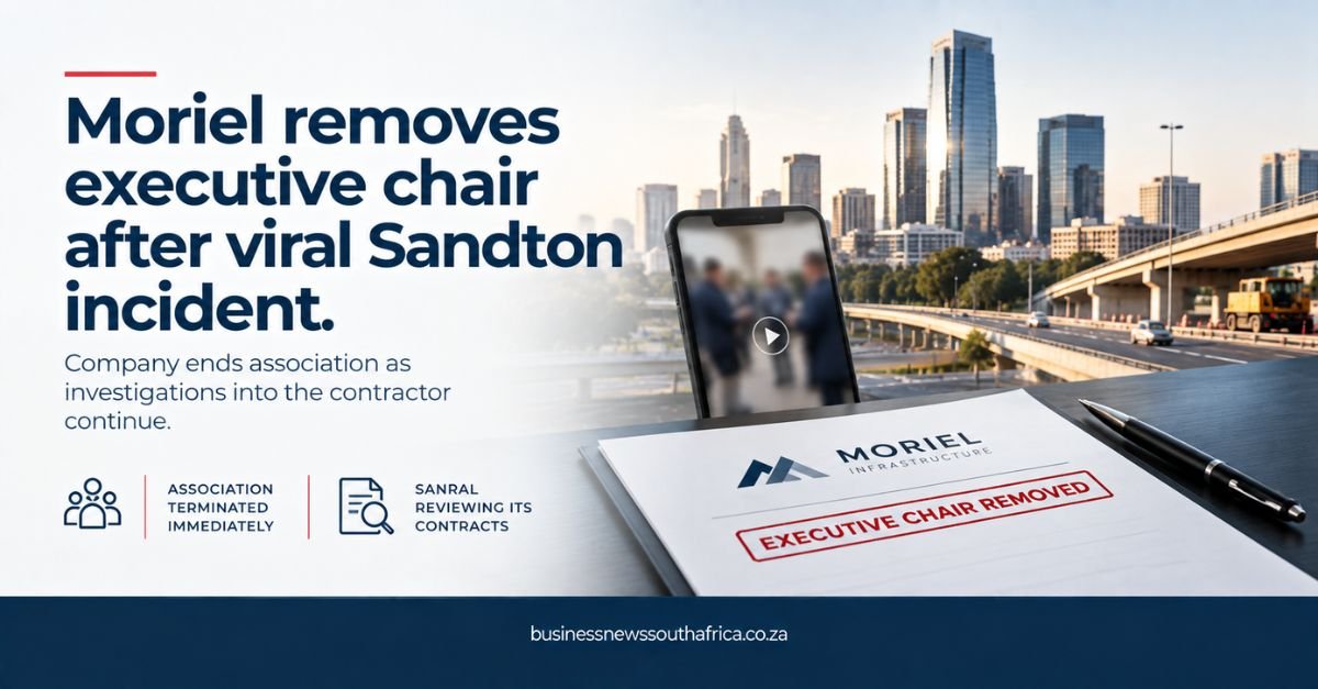 Moriel Infrastructure cuts ties with executive chairman after threatening women video