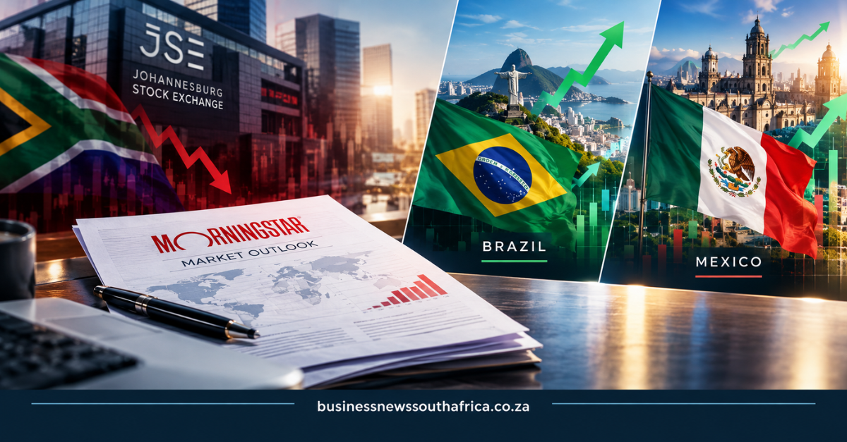 Morningstar pulls back from South African equities, favours Brazil and Mexico