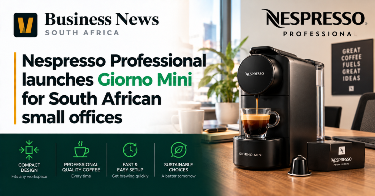 Nespresso Professional launches Giorno Mini for South African small offices