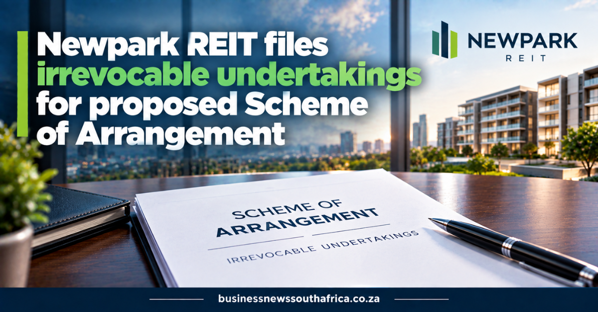 Newpark REIT files irrevocable undertakings for proposed Scheme of Arrangement
