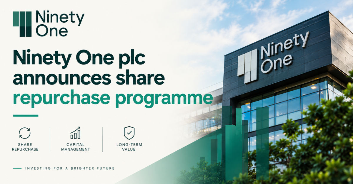 Ninety One plc announces share repurchase programme