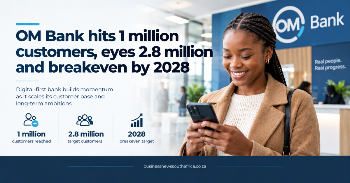 OM Bank hits 1 million customers, eyes 2.8 million and breakeven by 2028