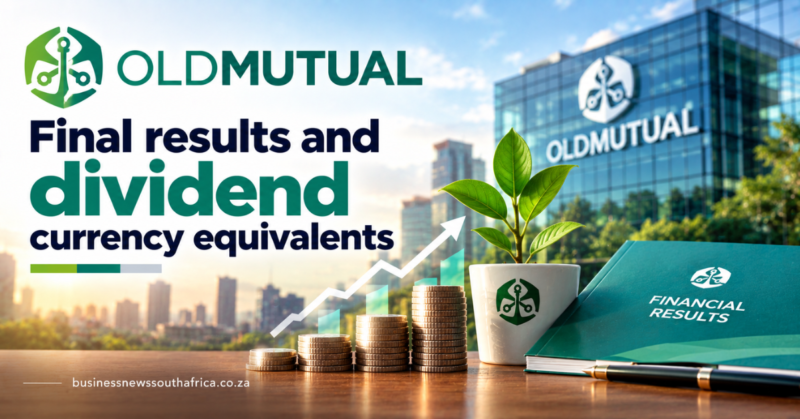 Old Mutual announces final results and dividend currency equivalents