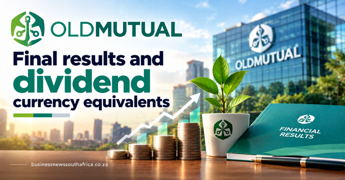Old Mutual announces final results and dividend currency equivalents