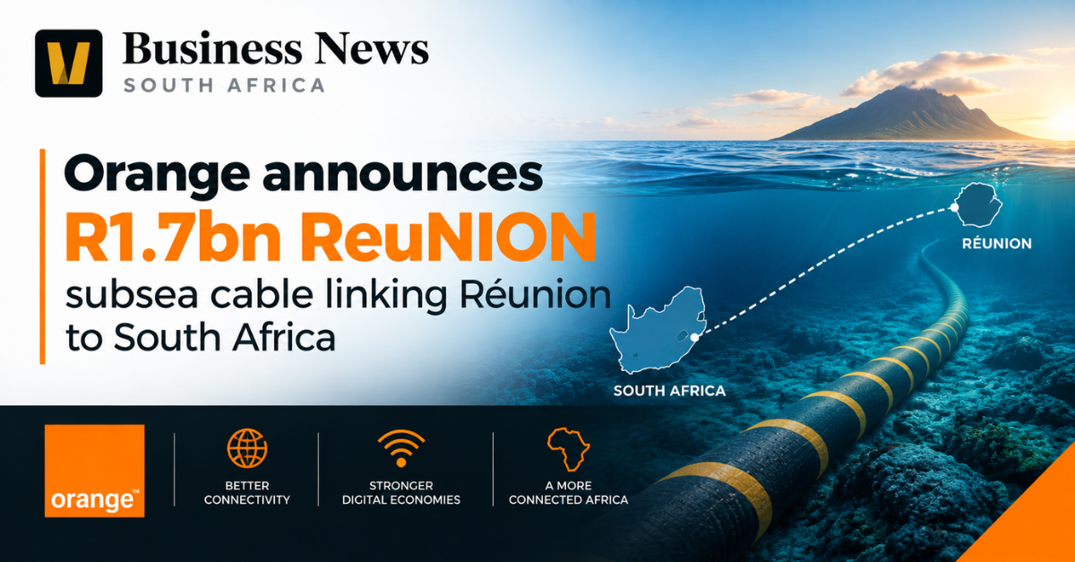 Orange announces R1.7bn ReuNION subsea cable linking Réunion to South Africa