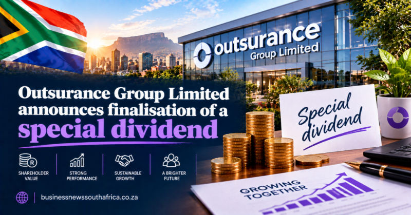 Outsurance Group Limited announces finalisation of a special dividend