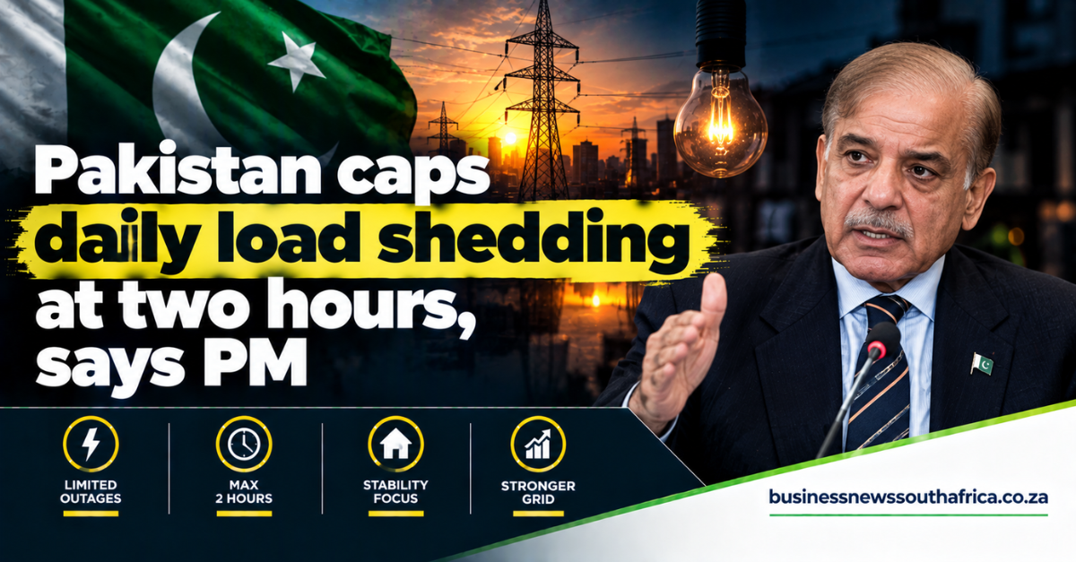 Pakistan caps daily load shedding at two hours, says PM