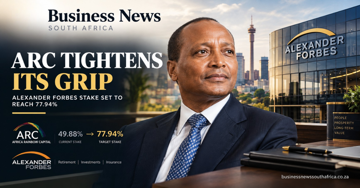 Patrice Motsepe’s ARC moves to 78% stake in Alexander Forbes