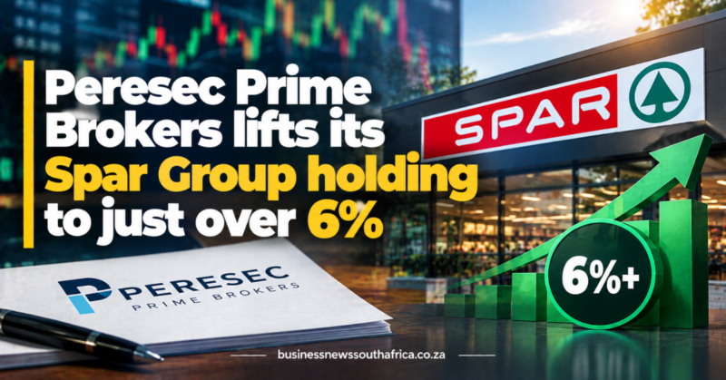 Peresec Prime Brokers lifts its Spar Group holding to just over 6%