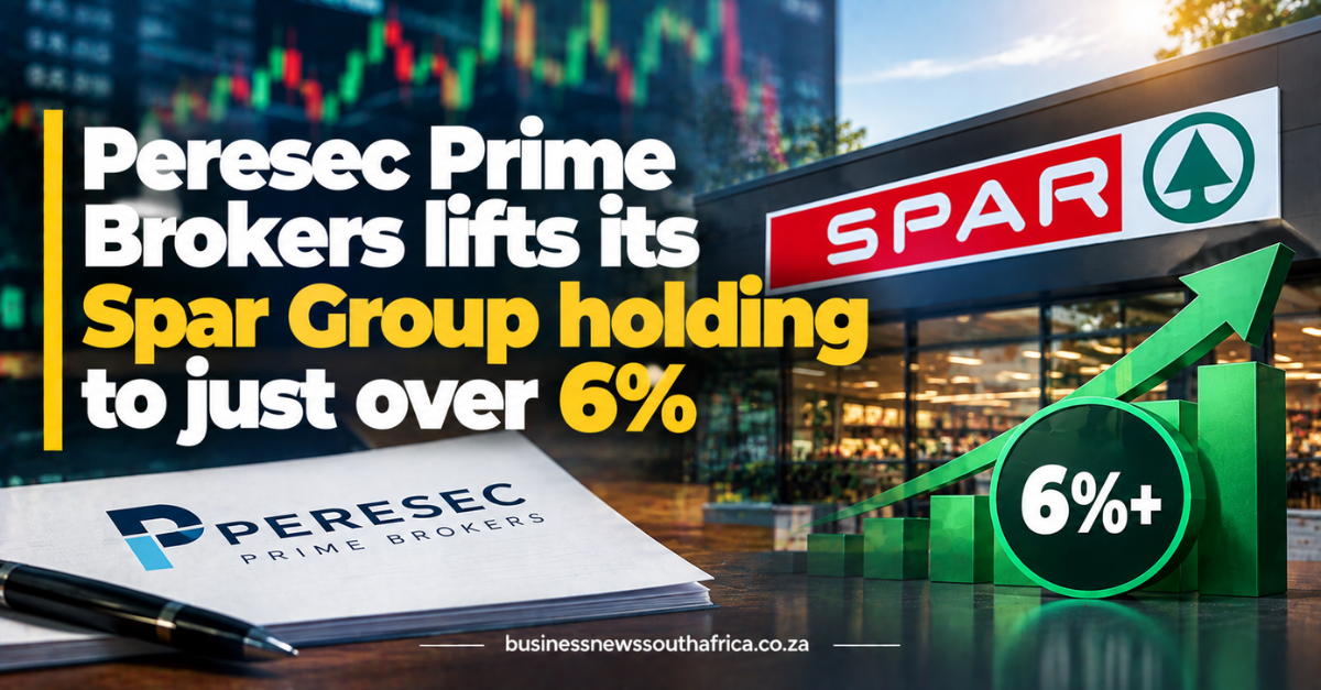Peresec Prime Brokers lifts its Spar Group holding to just over 6%