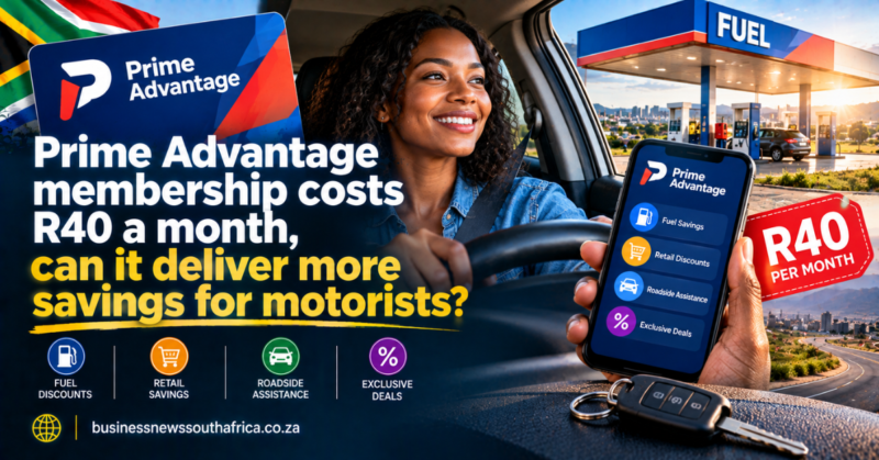 Prime Advantage membership costs R40 a month, can it deliver more savings for motorists?