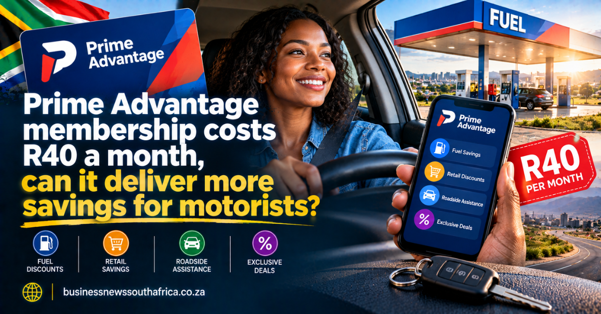 Prime Advantage membership costs R40 a month, can it deliver more savings for motorists?