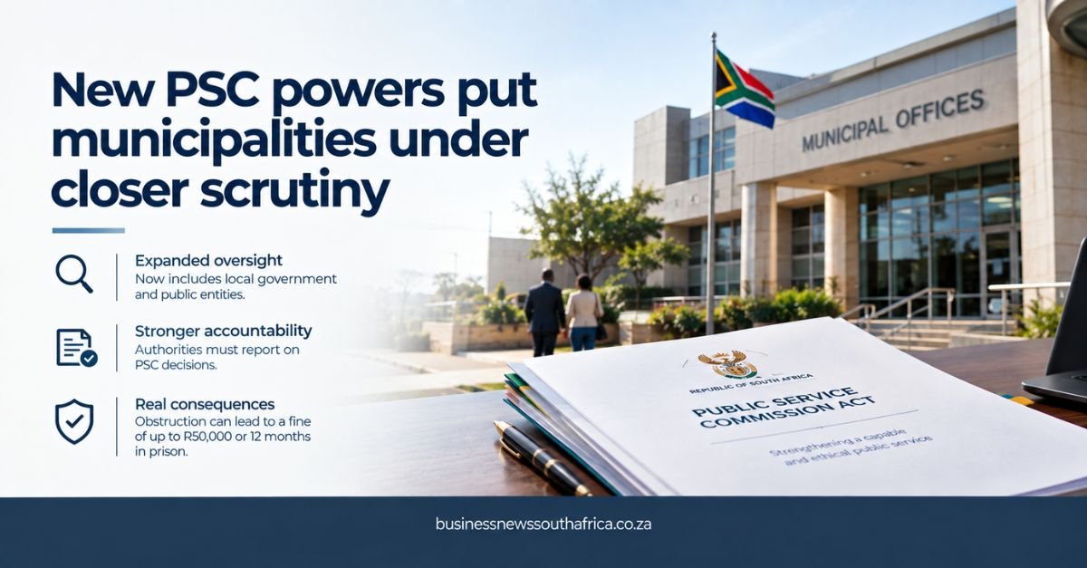 Public Service Commission Act gives new powers to curb municipal failures