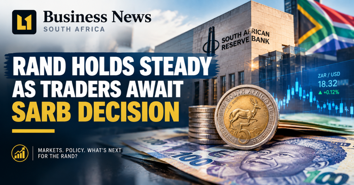 Rand Holds Steady as Traders Await SARB Decision