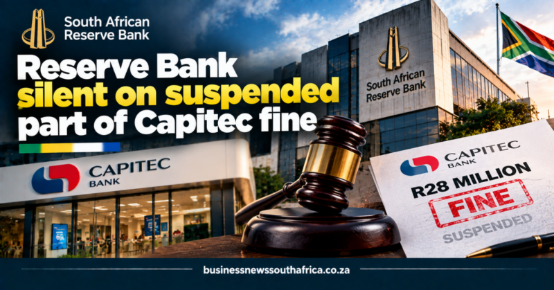 Reserve Bank silent on suspended part of Capitec fine