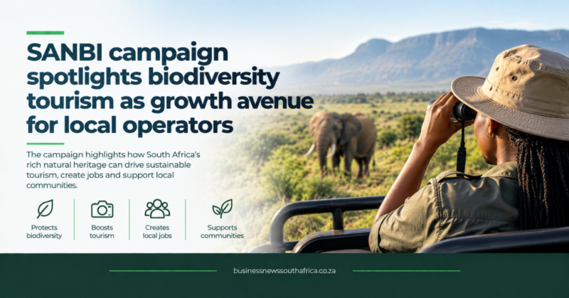 SANBI campaign spotlights biodiversity tourism as growth avenue for local operators