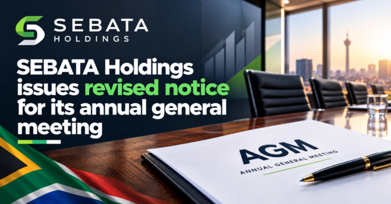 SEBATA Holdings issues revised notice for its annual general meeting