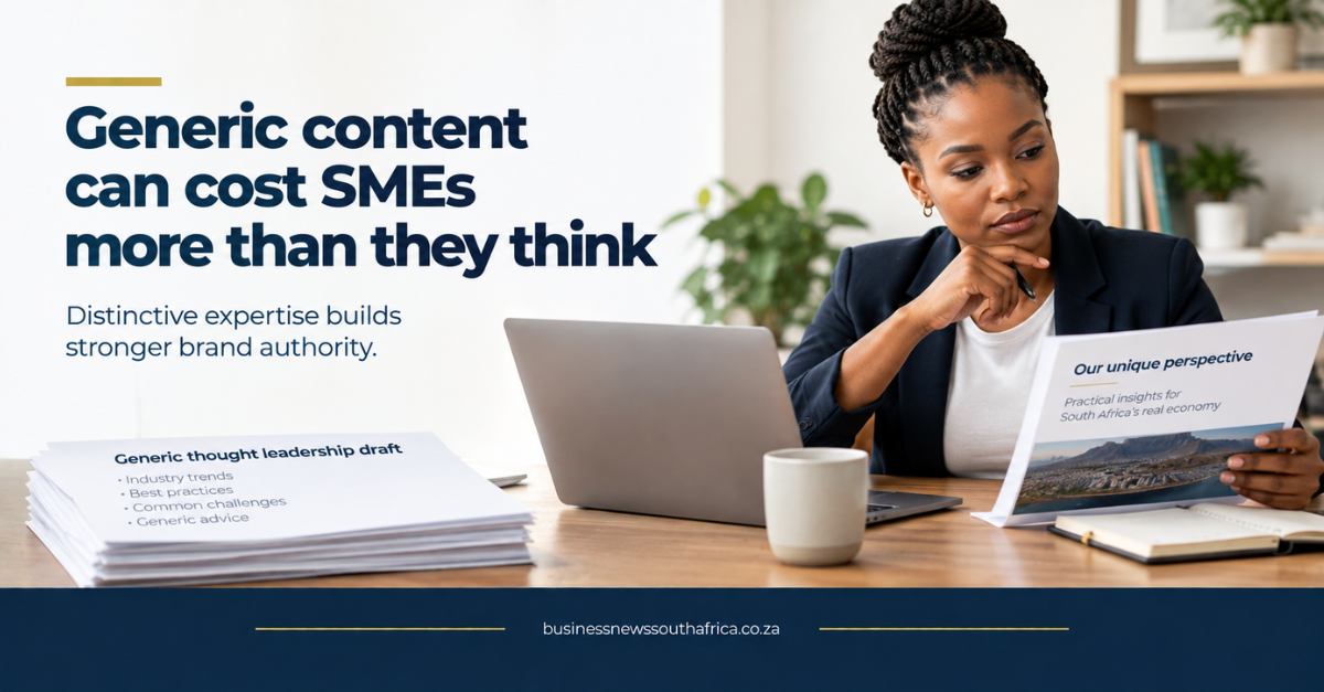 SMEs warned: generic thought-leadership pieces waste budget and dilute brand