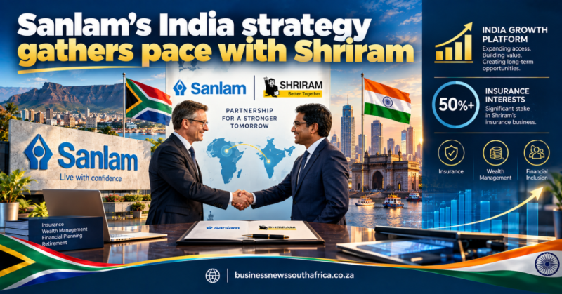 Sanlam CEO says India partnership with Shriram is gaining momentum