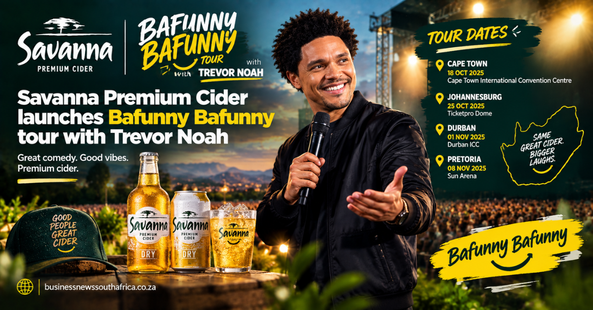 Savanna Premium Cider launches Bafunny Bafunny tour with Trevor Noah