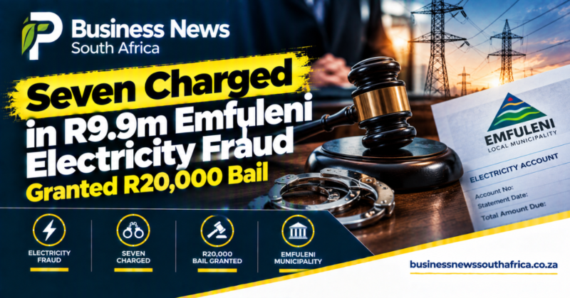 Seven Charged in R9.9m Emfuleni Electricity Fraud Granted R20,000 Bail