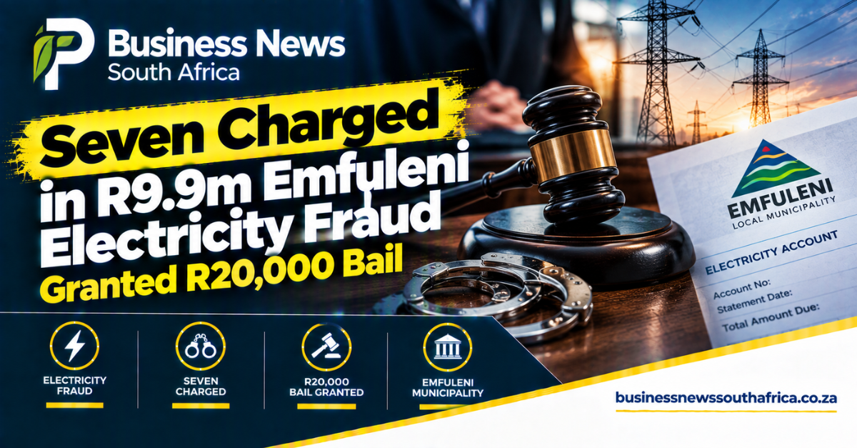 Seven Charged in R9.9m Emfuleni Electricity Fraud Granted R20,000 Bail