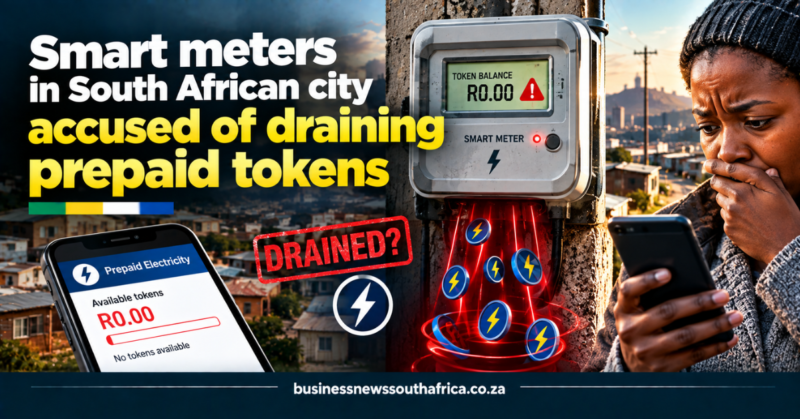 Smart meters in South African city accused of draining prepaid tokens