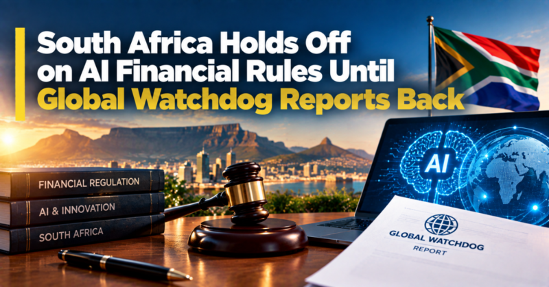 South Africa Holds Off on AI Financial Rules Until Global Watchdog Reports Back