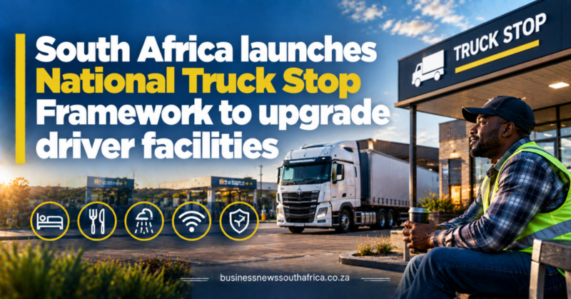 South Africa launches National Truck Stop Framework to upgrade driver facilities