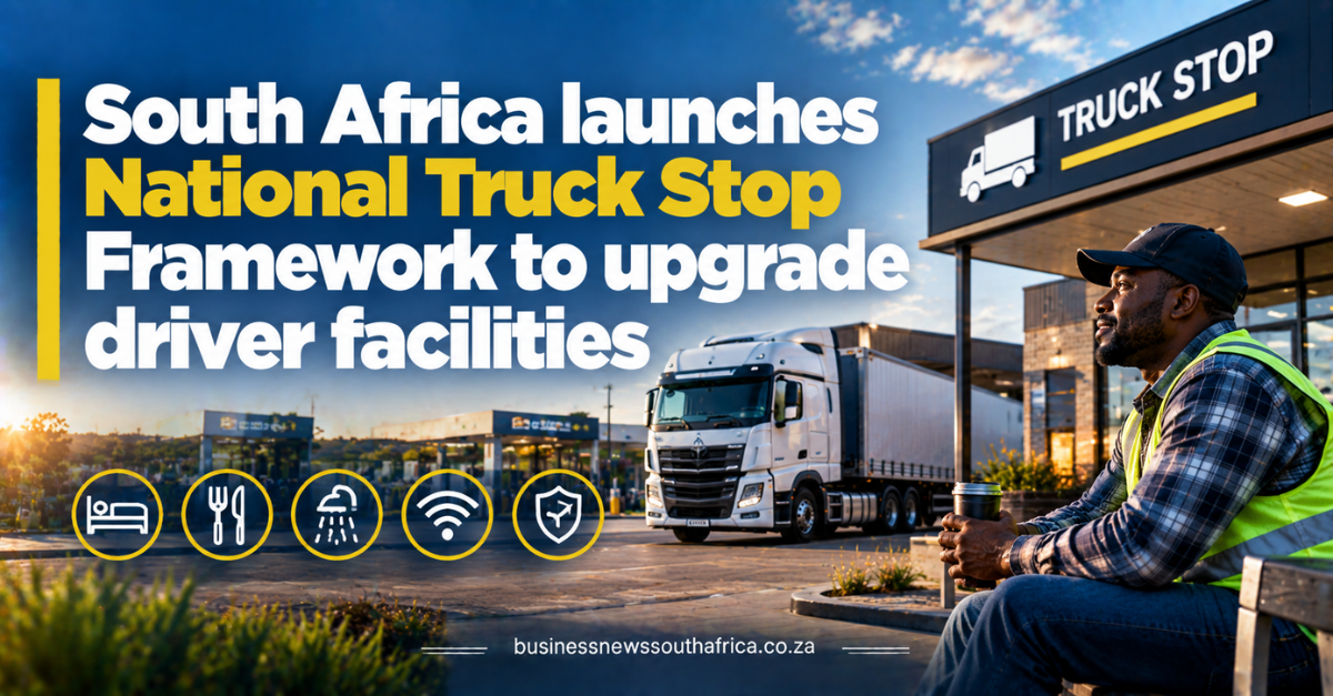South Africa launches National Truck Stop Framework to upgrade driver facilities