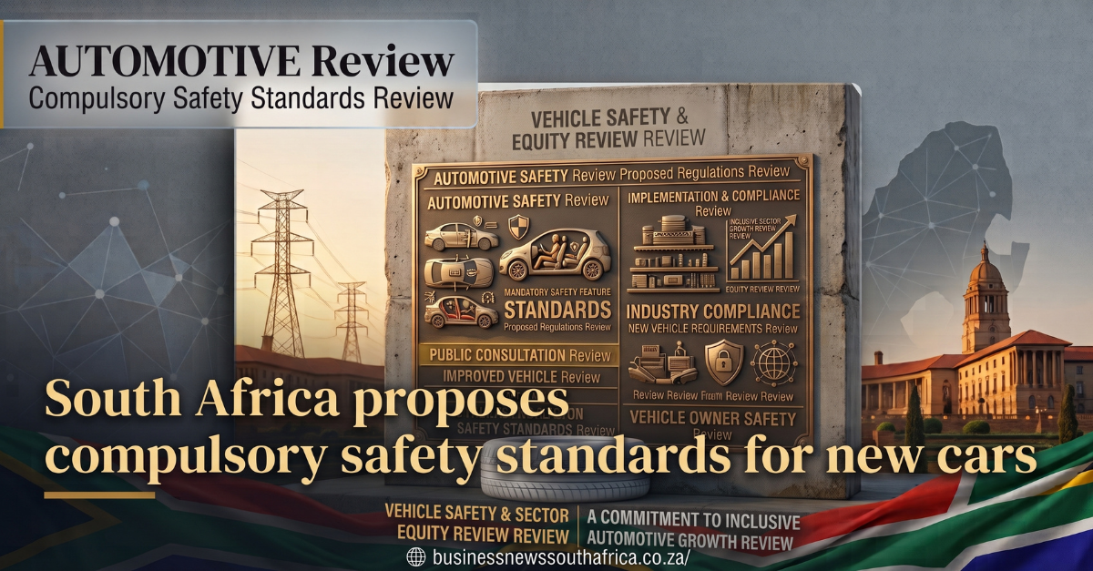 South Africa proposes compulsory safety standards for new cars