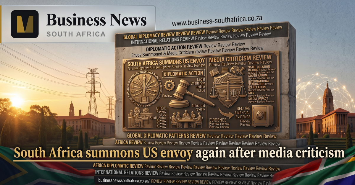 South Africa summons US envoy again after media criticism
