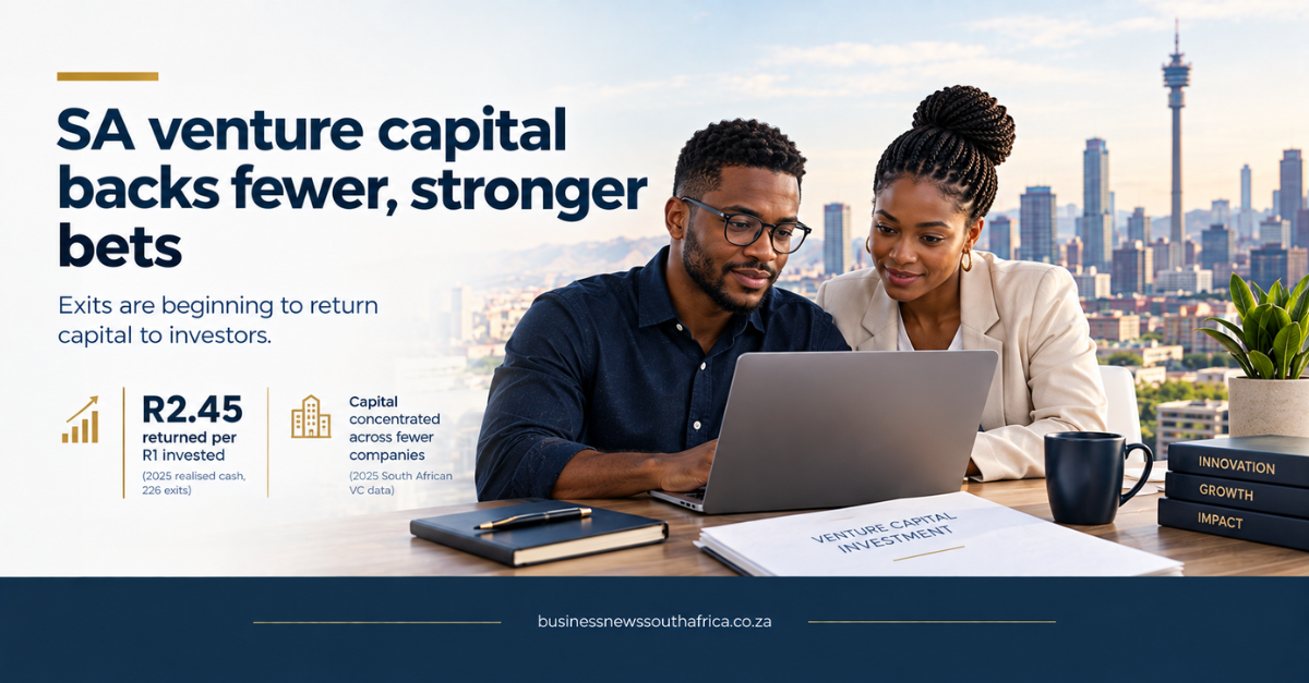 South African venture capital is doubling down on fewer startups, and the exits are starting to pay