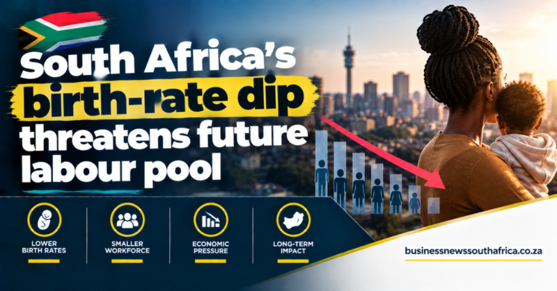 South Africa’s birth-rate dip threatens future labour pool