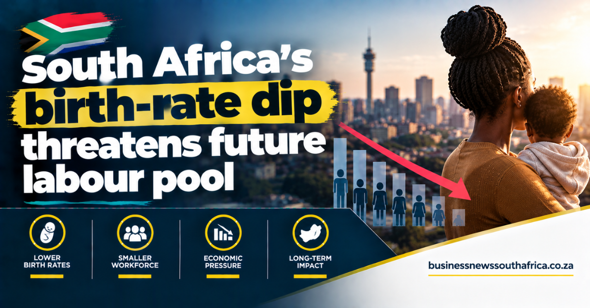 South Africa’s birth-rate dip threatens future labour pool