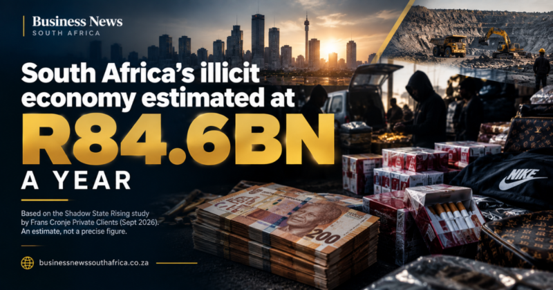 South Africa’s illicit economy estimated at R84.6 billion a year