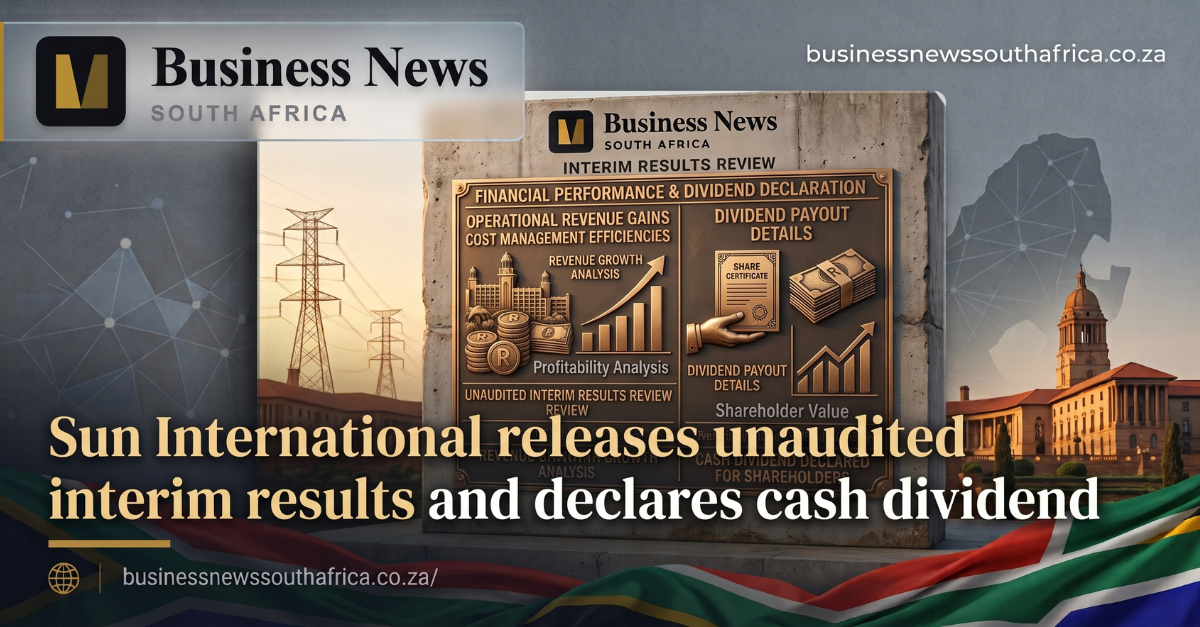 Sun International releases unaudited interim results and declares cash dividend