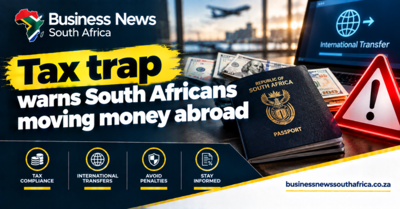 Tax trap warns South Africans moving money abroad