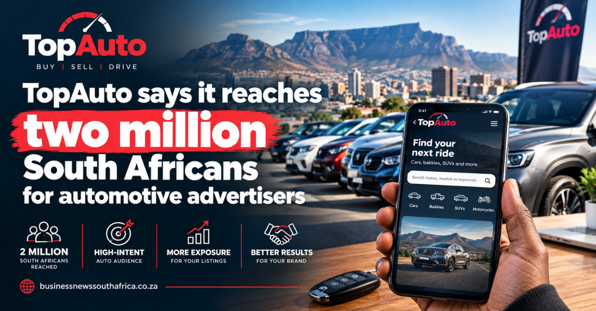 TopAuto says it reaches two million South Africans for automotive advertisers