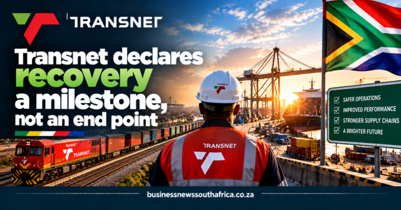 Transnet declares recovery a milestone, not an end point
