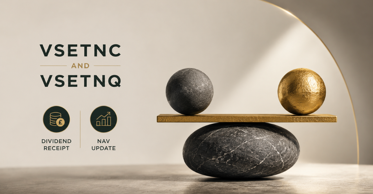 VSETNC and VSETNQ announce dividend receipt and NAV update