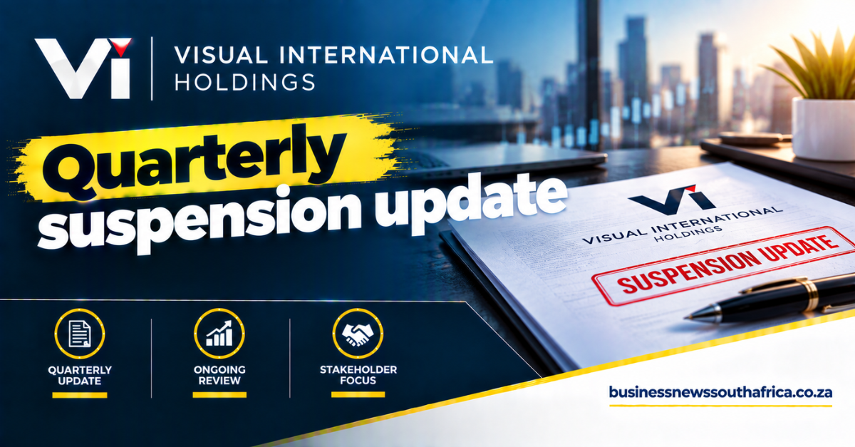 Visual International Holdings issues quarterly suspension update