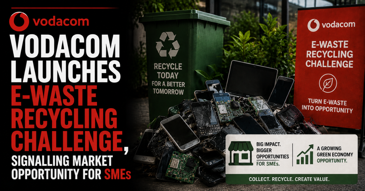 Vodacom launches e-waste recycling challenge, signalling market opportunity for SMEs