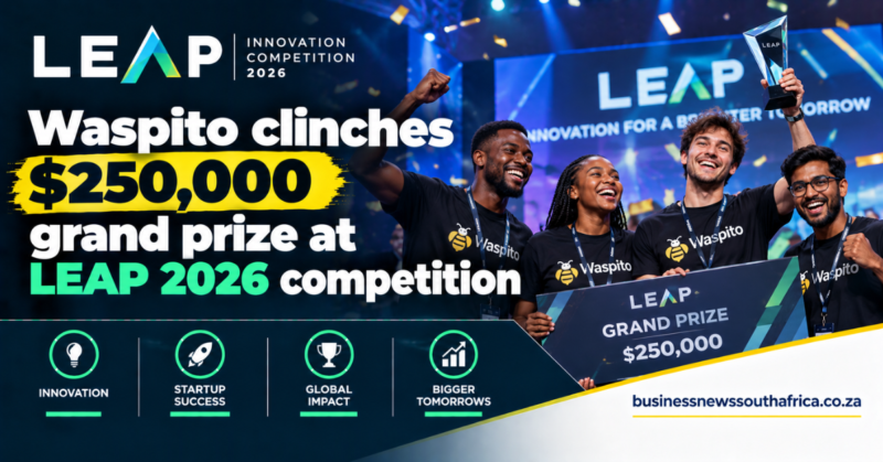 Waspito clinches $250,000 grand prize at LEAP 2026 competition