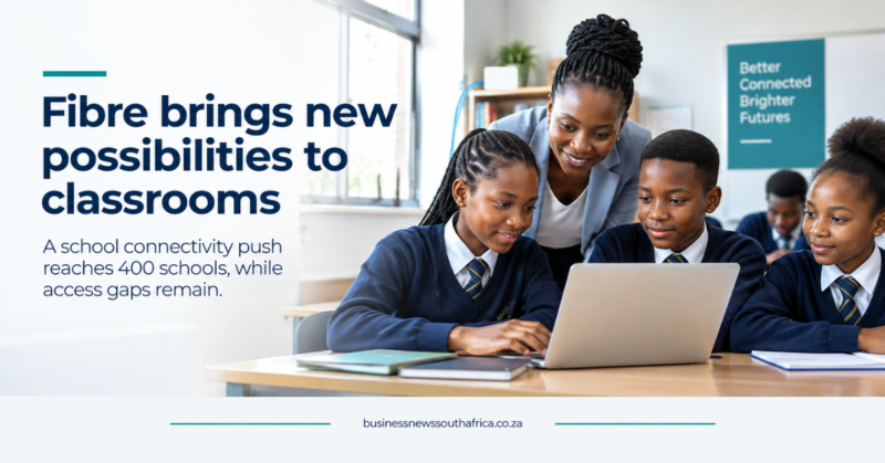 Webafrica partners to bring fibre to 400 South African schools, exposing gaps in classroom connectivity