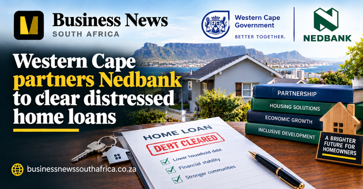Western Cape partners Nedbank to clear distressed home loans
