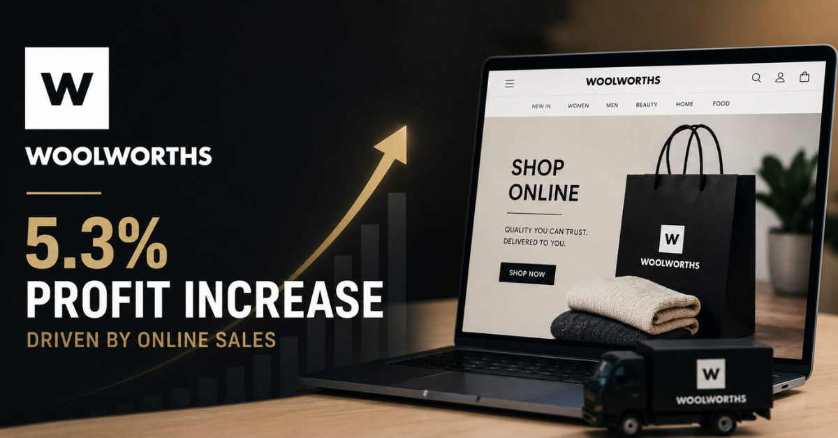 Woolworths reports 5.3% profit increase driven by online sales
