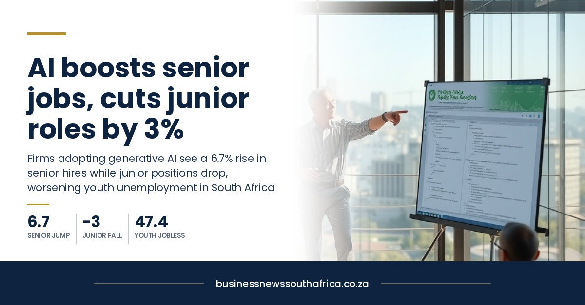 AI is creating jobs for seniors and cutting them for juniors. South Africa should be worried