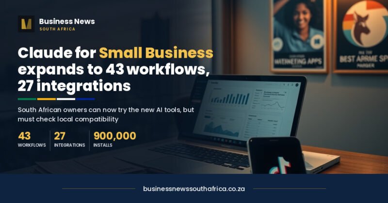 Claude for Small Business now plugs into Xero, Shopify and TikTok. What South African owners can and cannot use
